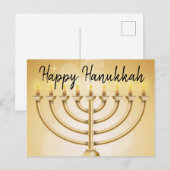 Prettig Hanukkah Briefkaart (Voorkant / Achterkant)