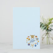 Prettig Hanukkah Briefpapier (Staand voorkant)