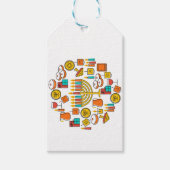 Prettig Hanukkah Cadeaulabel (Voorkant)