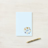 Prettig Hanukkah Cute Post-it® Notes (Op bureau)