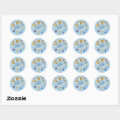 Prettig Hanukkah Cute Ronde Sticker (Vel)