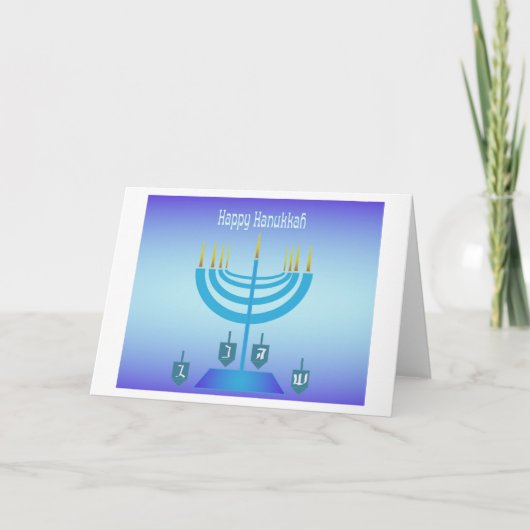 Prettig Hanukkah Feestdagen Kaart (Voorkant)