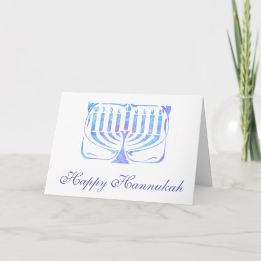 Prettig Hanukkah Feestdagen Kaart (Voorkant)