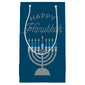 Prettig Hanukkah Glitter Klein Cadeauzakje (Voorkant)