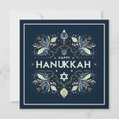 Prettig Hanukkah Kaart (Voorkant)