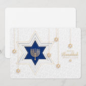 Prettig Hanukkah Kerstkaart (Voorkant / Achterkant)