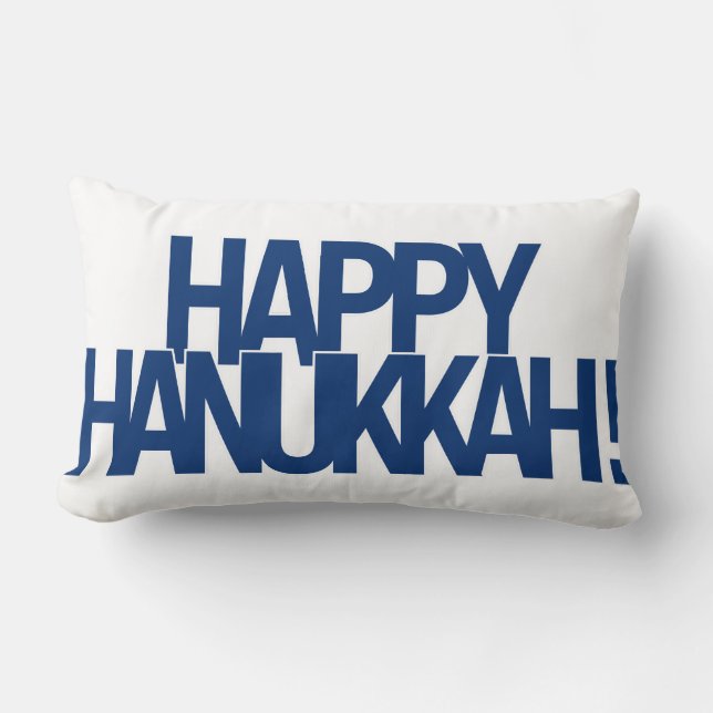 Prettig Hanukkah! Kussen (Voorkant)