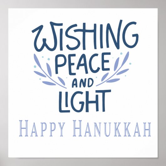 Prettig Hanukkah Poster (Voorkant)