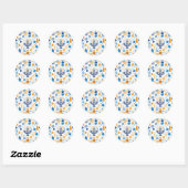 Prettig Hanukkah Ronde Sticker (Vel)