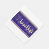 Prettig Hanukkah Servet (Hoek)