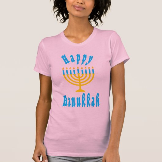 Prettig Hanukkah T-shirt (Voorkant)
