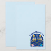 Prettig Hanukkah-vakantiedepressie Briefpapier (Voorkant / Achterkant)