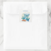 Prettig Hanukkah Vierkante Sticker (Tas)