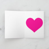 Prettig hart Valentijnsdag Vakantie Kaart (Binnen)