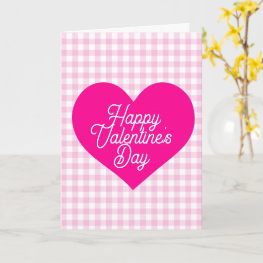 Prettig hart Valentijnsdag Vakantie Kaart (Gele Bloem)