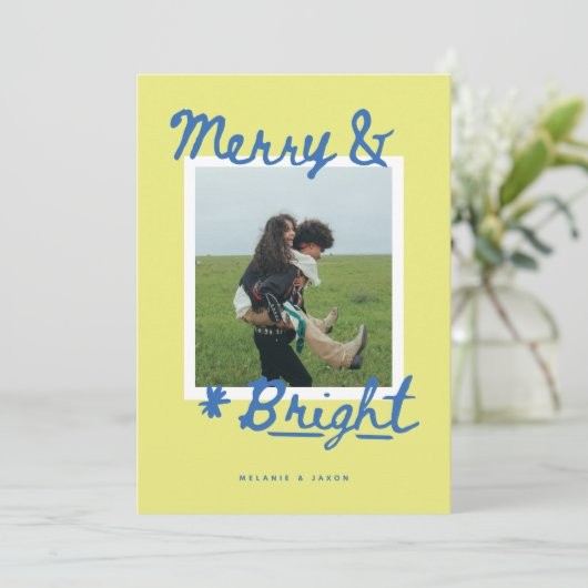 Prettig & Helder Feestdagenkaart (Staand voorkant)