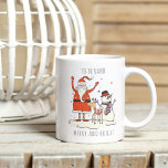 Prettig Helder Hygge Kerstman Familie Kerstmis Tweekleurige Koffiemok<br><div class="desc">Breng sfeervolle vakantiecharm naar je ochtendroutine met deze hygge-geïnspireerde kerstbeker met speelse kerstman-,  sneeuwman- en rendierillustraties. Ontworpen met een minimalistische Scandinavische esthetiek en vrolijke seizoenskleuren,  is deze feestelijke beker perfect voor koffie,  cacao,  winteravonden en attent kerstgeschenk.</div>