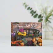 Prettig Herfst Seizoen Briefkaart (Staand voorkant)