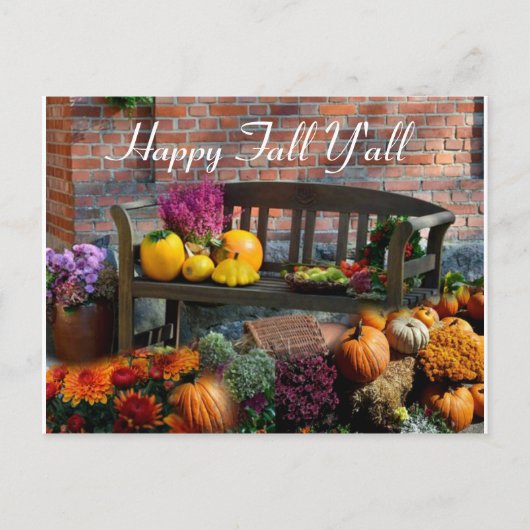 Prettig Herfst Seizoen Briefkaart (Voorkant)