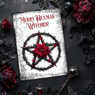 Prettig Hexmas Heksen Kerstkaart Bedankkaart