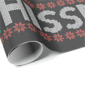 Prettig Hissmas Grappige Lelijke Kersttrui Opossum Cadeaupapier (Rol Hoek)