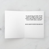 Prettig Hockeyloos Kerstfeest (vanaf 2004) Feestdagen Kaart (Binnen)