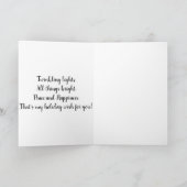 Prettig Hoe-lidag - Voeg JOUW HONDENFOTO toe Kaart (Binnen)