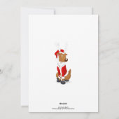 Prettig Hoe-lidamaanden Seizoensgroeten Foto Kerst Feestdagenkaart (Achterkant)