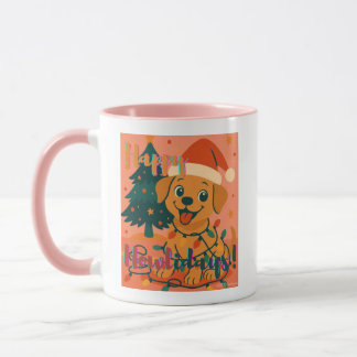 Prettig Hoe-lidays! Cute & Grappige Hond Mok