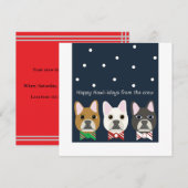 Prettig Hoe-lidays van de bemanning Kaart (Voorkant / Achterkant)