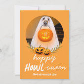 Prettig Hoewejaard | Halloween Huisdier Foto Feestdagenkaart (Voorkant)