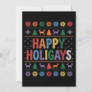 Prettig Holliday Kerst Regenboog Homoseksueel LGBT Kaart