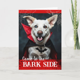 Prettig Howl-oween met Vampire Dog Bark Side Kaart