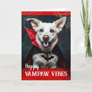 Prettig Howl-oween met Vampire Vampaw Vibes Kaart