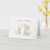 Prettig Howladays Kaart (Gele Bloem)