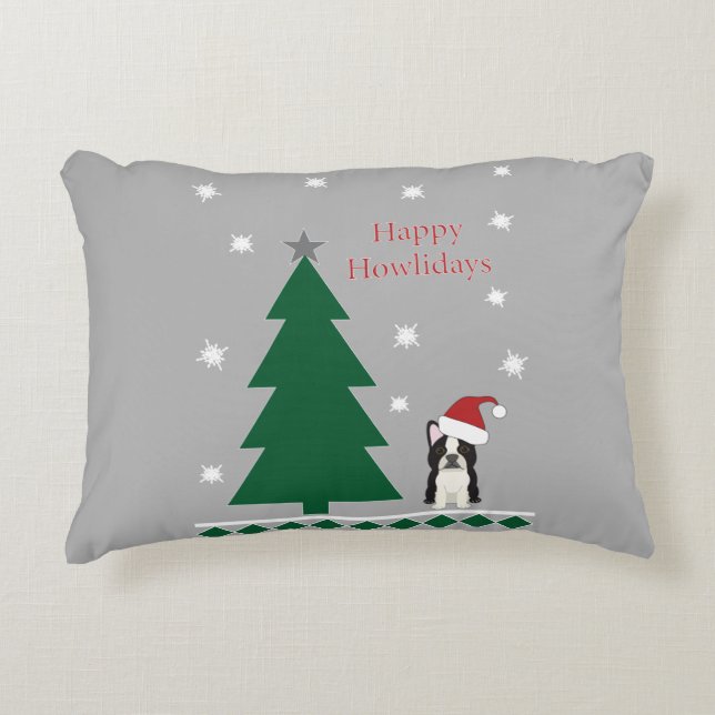 Prettig Howlidays Accent Kussen (Voorkant)