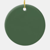 Prettig Howlidays Australian Cattle Dog Kerstmis Keramisch Ornament (Achterkant)