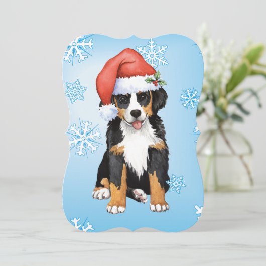 Prettig Howlidays Berner Feestdagenkaart (Staand voorkant)