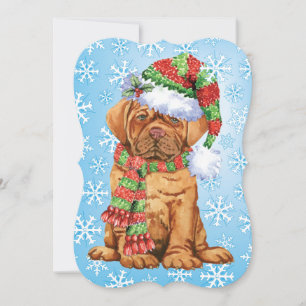 Prettig Howlidays Dogue Feestdagenkaart
