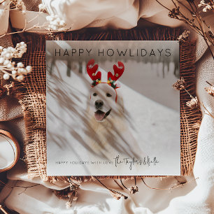 Prettig Howlidays   Foto Kerstmis Feestdagenkaart