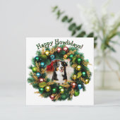 Prettig Howlidays Fotokaart Kaart (Staand voorkant)