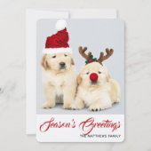 Prettig Howlidays Seizoensgroeten Foto Kerstmis Feestdagenkaart (Voorkant)