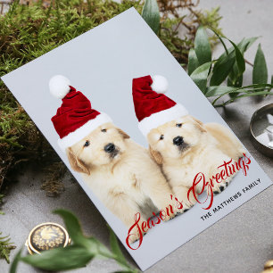 Prettig Howlidays Seizoensgroeten Foto Kerstmis Feestdagenkaart