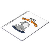 Prettig Howloween Grappige Hond Grap  Notitieboek (Linkerzijde)