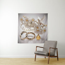 Prettig Huwelijksjubileum  Wandkleed