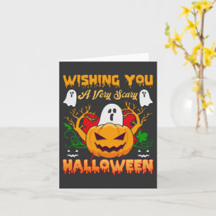 Prettig Iets Om Een Zeer Eng Halloween Te Hebben Kaart