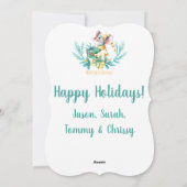 Prettig “Kaas” Kerstfeest Feestdagenkaart (Achterkant)