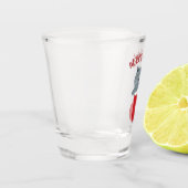 Prettig Katfeest Shot Glas (Links)