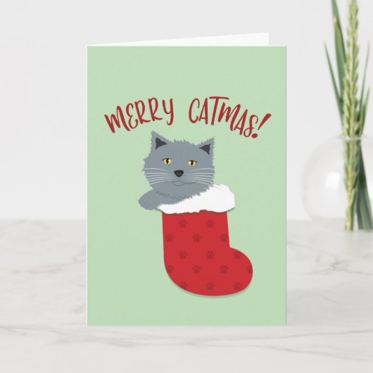 Prettig Katkerstfeest Kaart (Voorkant)