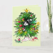Prettig Kattenkruid Kerstfeest! Kaart (Voorkant)